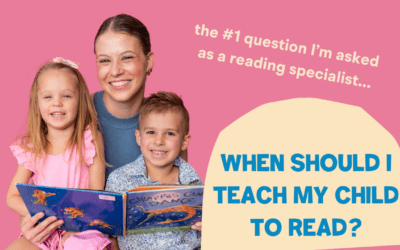 When is the right time to teach my child to read?